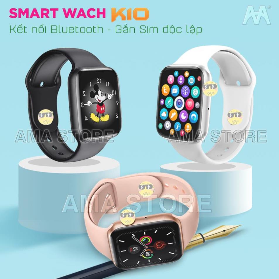 Đồng hồ Thông Minh Smartwatch K10 Gắn SIM độc lập, nghe gọi. Dành cho Mọi lứa tuổi Hàng nhập khẩu