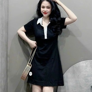 Đầm xòe cổ sơ mi dáng ngắn siêu xinh phong cách trẻ trung mk52 lh hỏa tốc