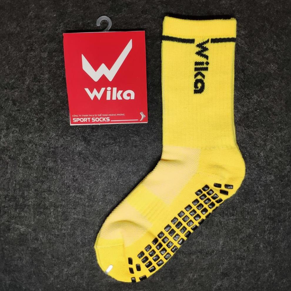 Tất chống trơn, vớ chống trướt đá banh, đá bóng thương hiệu Wika dành cho thể thao, bóng đá, bóng chuyền 10 màu sắc. .