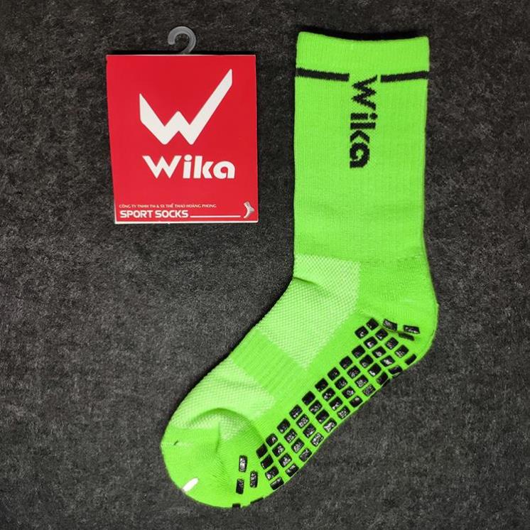 Tất chống trơn, vớ chống trướt đá banh, đá bóng thương hiệu Wika dành cho thể thao, bóng đá, bóng chuyền 10 màu sắc. .