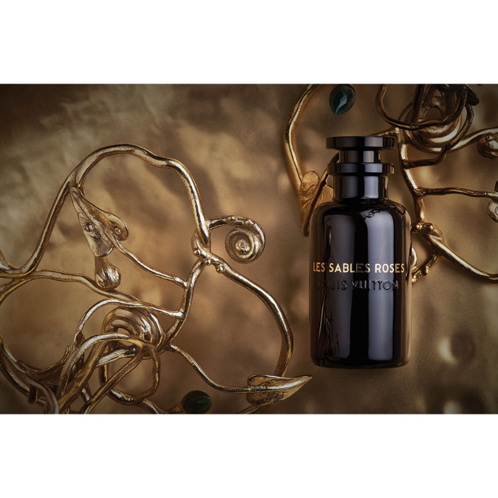 Nước Hoa Unisex Nam Nữ unisex Lv Les Sables Roses Hương Hoa Hồng Sa Mạc Thơm Sang Trọng Quý Phái Lưu Hương Lâu, dầu thơm