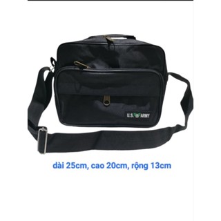 Túi đựng đồ nghề đeo chéo số nhỏ màu đen