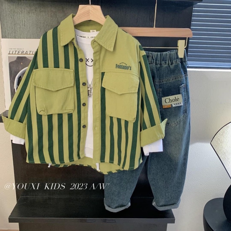 Quần jean túi Chole bé trai