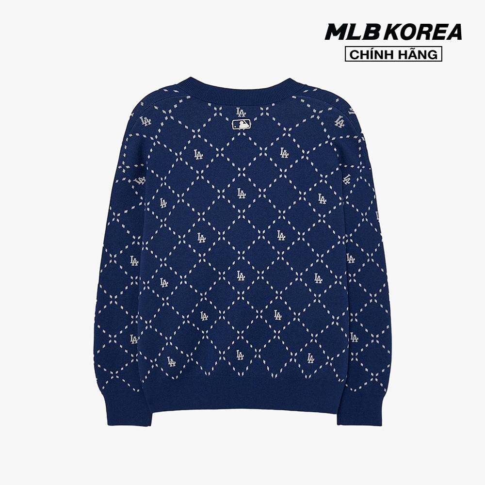 MLB - Áo khoác cardigan unisex cổ V tay dài Dia Monogram 3AKCM0134-07RBS