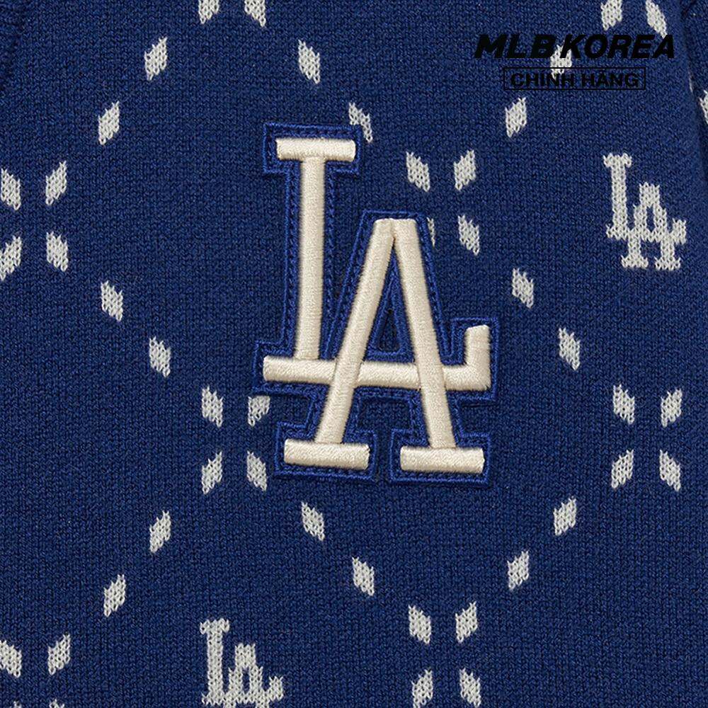MLB - Áo khoác cardigan unisex cổ V tay dài Dia Monogram 3AKCM0134-07RBS