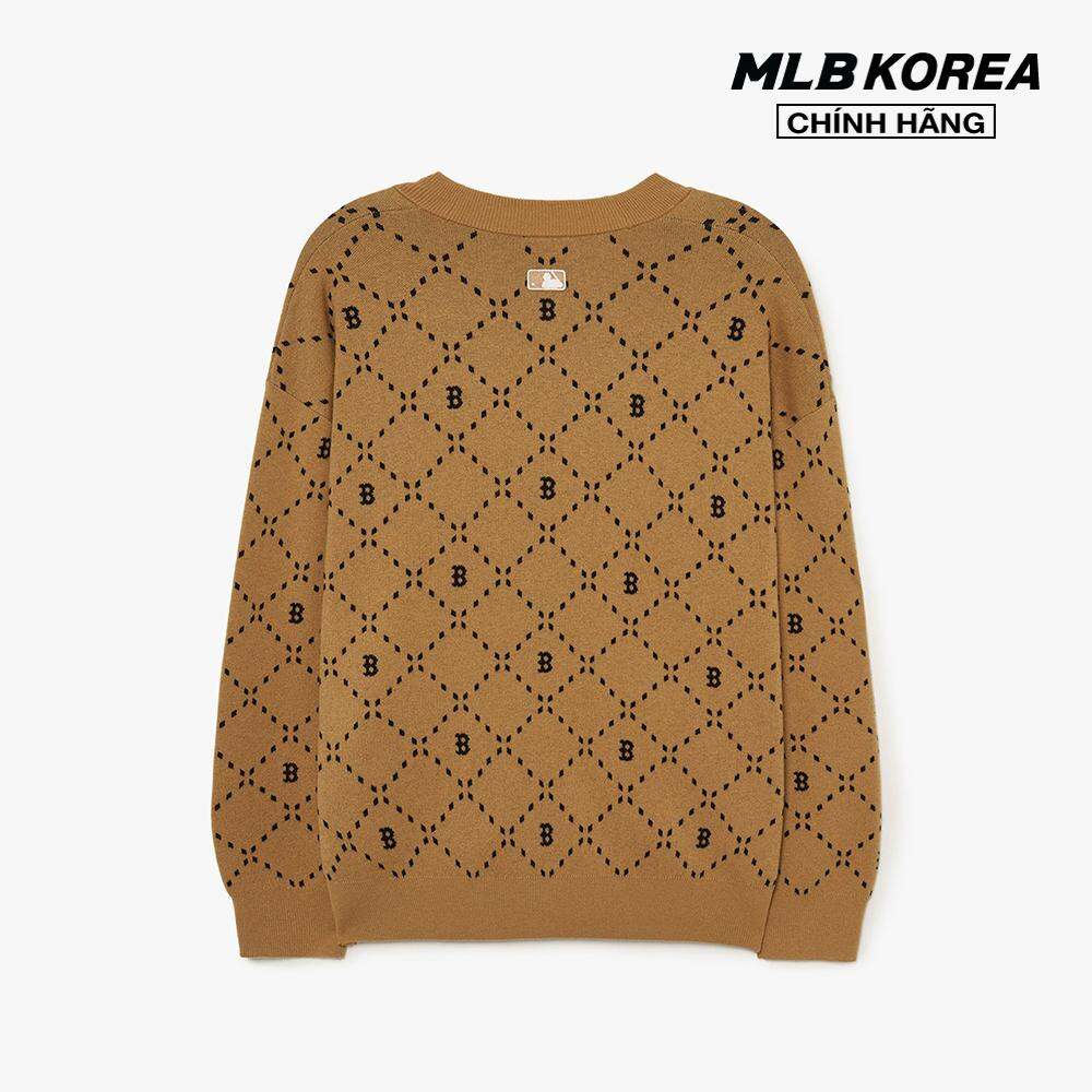 MLB - Áo khoác cardigan unisex cổ V tay dài Dia Monogram 3AKCM0134-43CAL