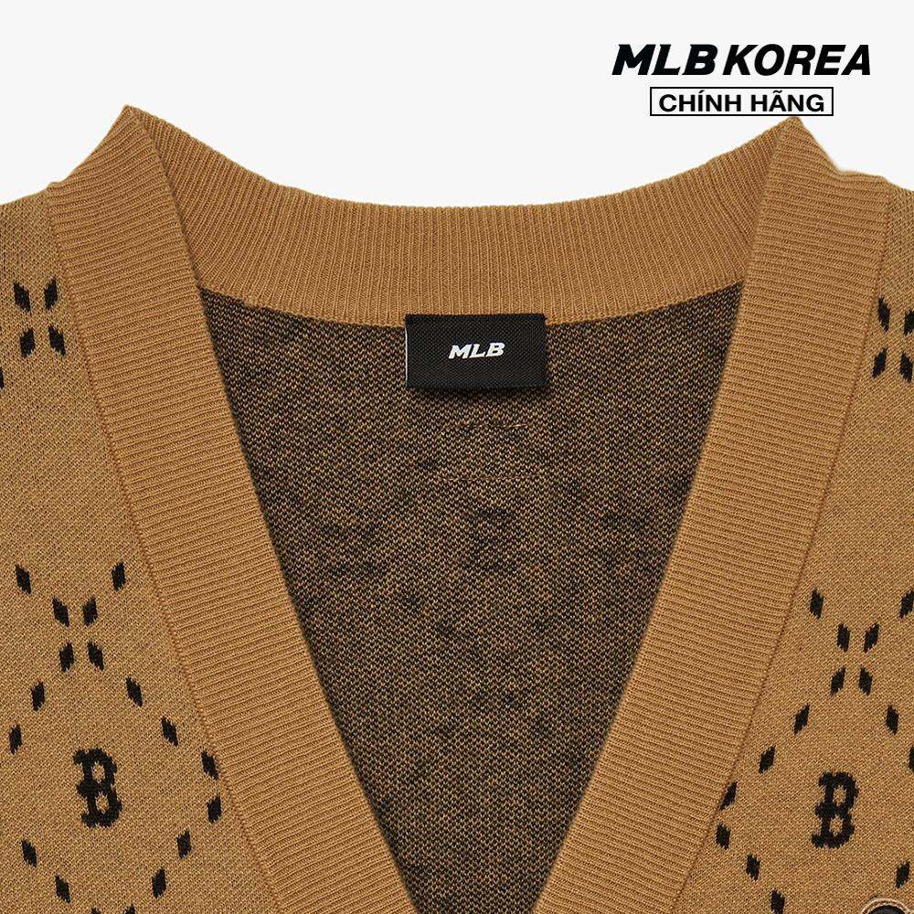 MLB - Áo khoác cardigan unisex cổ V tay dài Dia Monogram 3AKCM0134-43CAL