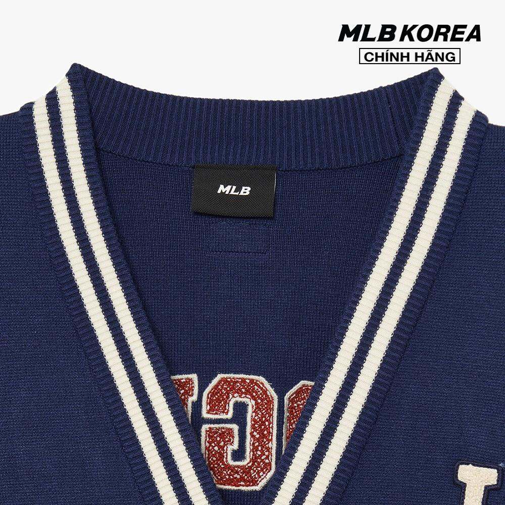 MLB - Áo khoác cardigan unisex cổ V tay dài Varsity 3AKCV0134-07NYS