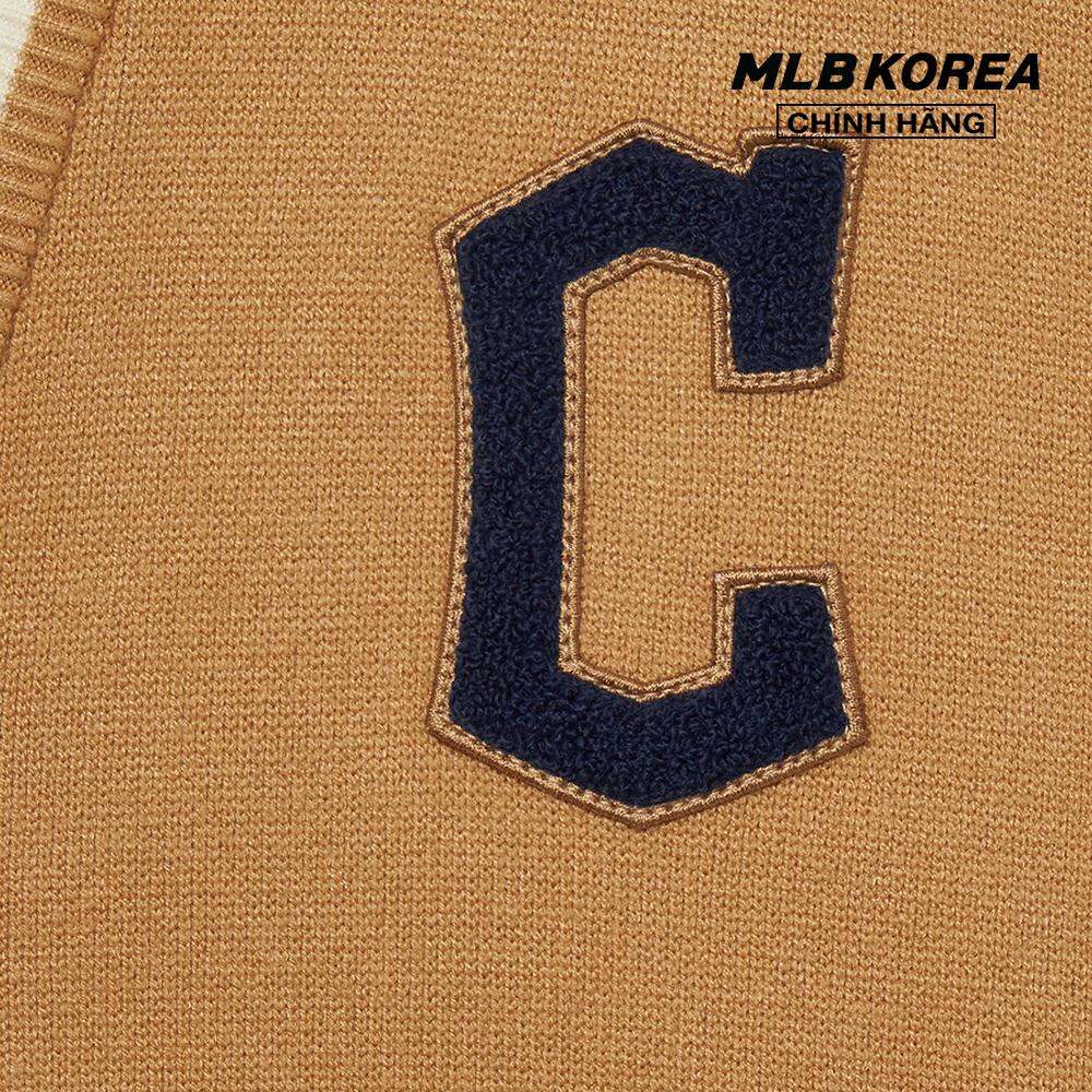MLB - Áo khoác cardigan unisex cổ V tay dài Varsity 3AKCV0134-45CAL
