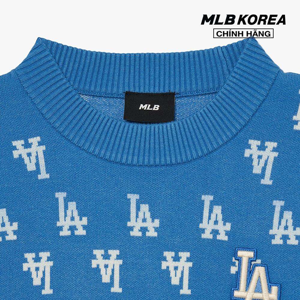 MLB - Áo sweater unisex cổ tròn tay dài Monogram 3AKPM0434-07BLL
