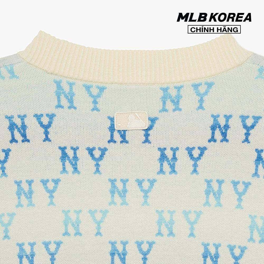 MLB - Áo sweater unisex cổ tròn tay dài Monogram 3AKPM0434-50CRD