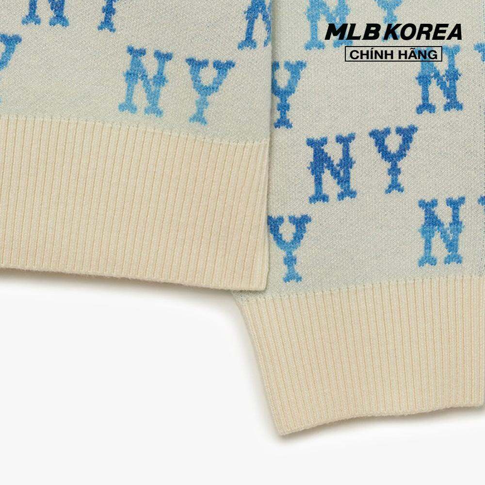 MLB - Áo sweater unisex cổ tròn tay dài Monogram 3AKPM0434-50CRD