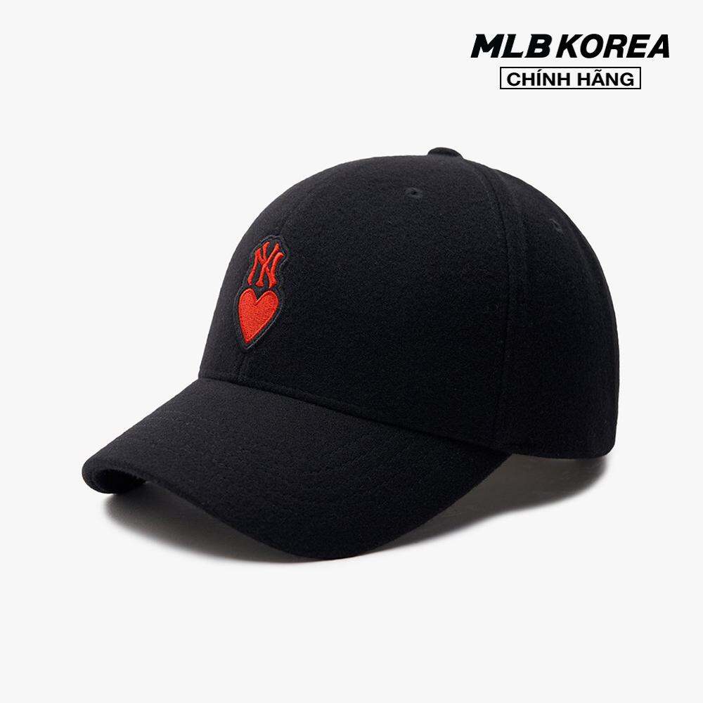 MLB - Nón bóng chày unisex Heart Wool Structured 3ACPH0136-50BKS