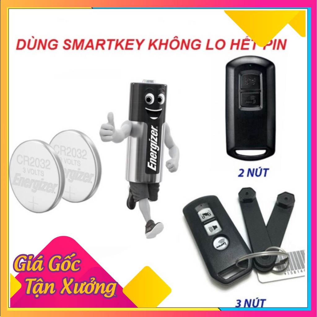 PIN CHÌA KHÓA ĐIỀU KHIỂN SMARTKEY HONDA SH, VISION, LEAD, AB, PCX, VARIO PIN REMOT XE [GIÁ TỪ XƯỞNG]