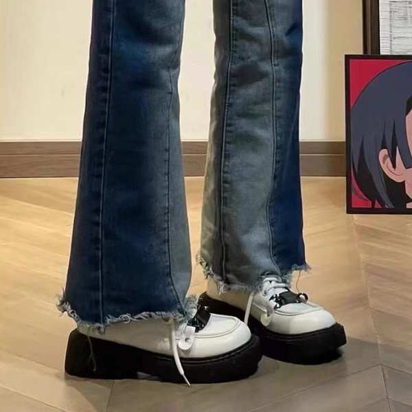 Giày Bốt martin Đế Dày Phong Cách Anh Quốc Thời Trang Mùa Hè Cho Nữ
