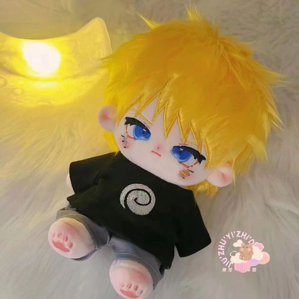 Búp Bê Nhồi Bông cotton Hình Nhân Vật uzumaki naruto 20cm