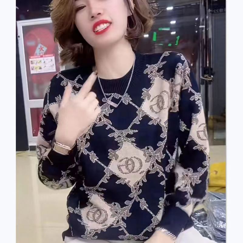 Áo Dệt Kim Dáng Rộng Thời Trang Mùa Xuân Hạng Nặng Cho Nữ w09.18