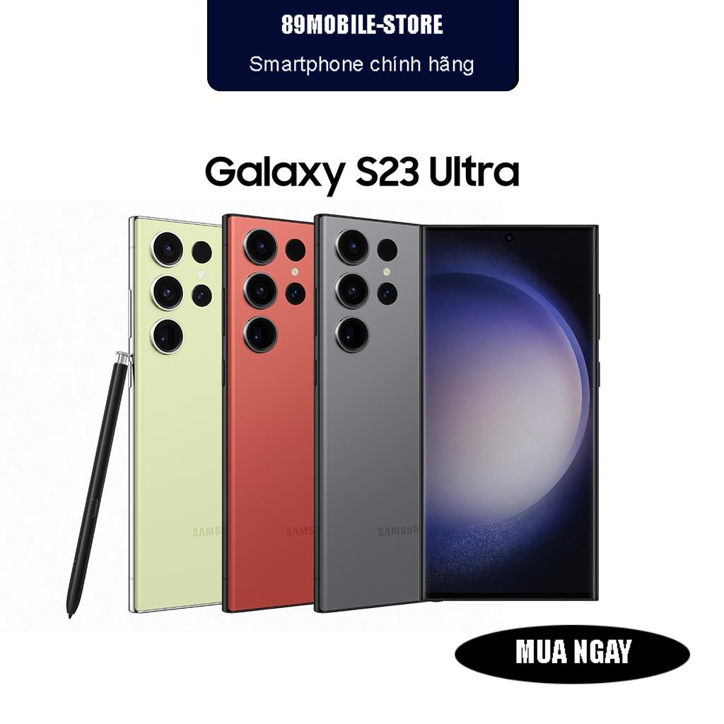 Điện thoại Samsung Galaxy S23 Ultra 8GB/256GB màu Xám Graphite/Xanh Sky Blue -phiên bản quốc tế đầy đủ phụ kiện mới 100%