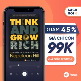 Sách nói: Think and Grow Rich - 13 Nguyên Tắc Nghĩ Giàu, Làm Giàu [E-Voucher]