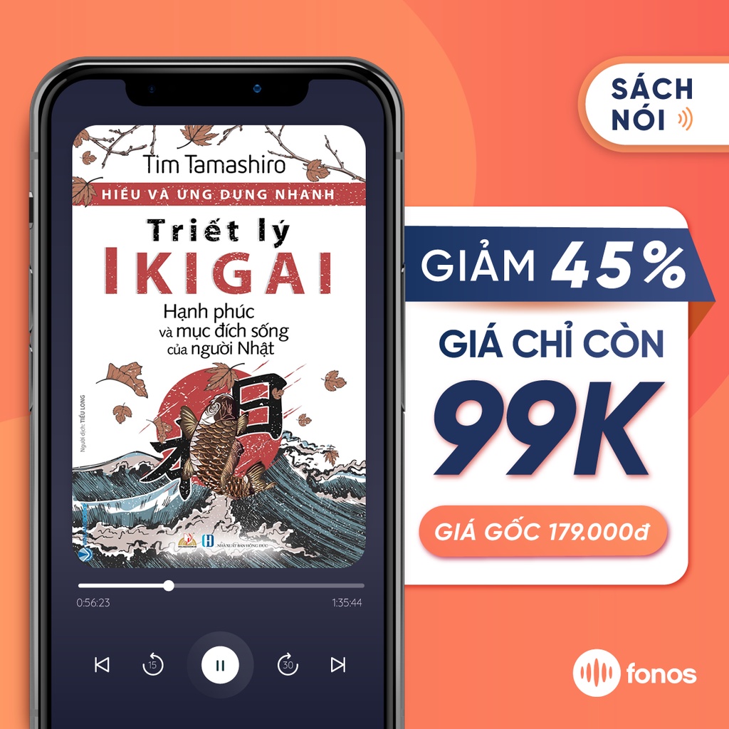 Sách nói: Hiểu Và Ứng Dụng Nhanh - Triết Lý IKIGAI [E-Voucher]