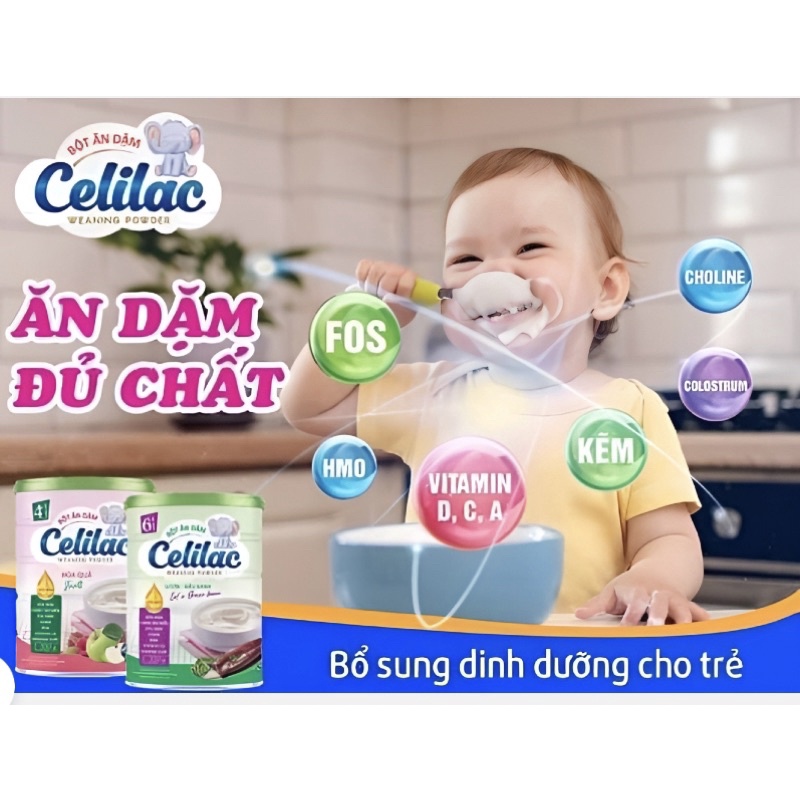 Bột ăn dặm Celilac đủ vị 320g