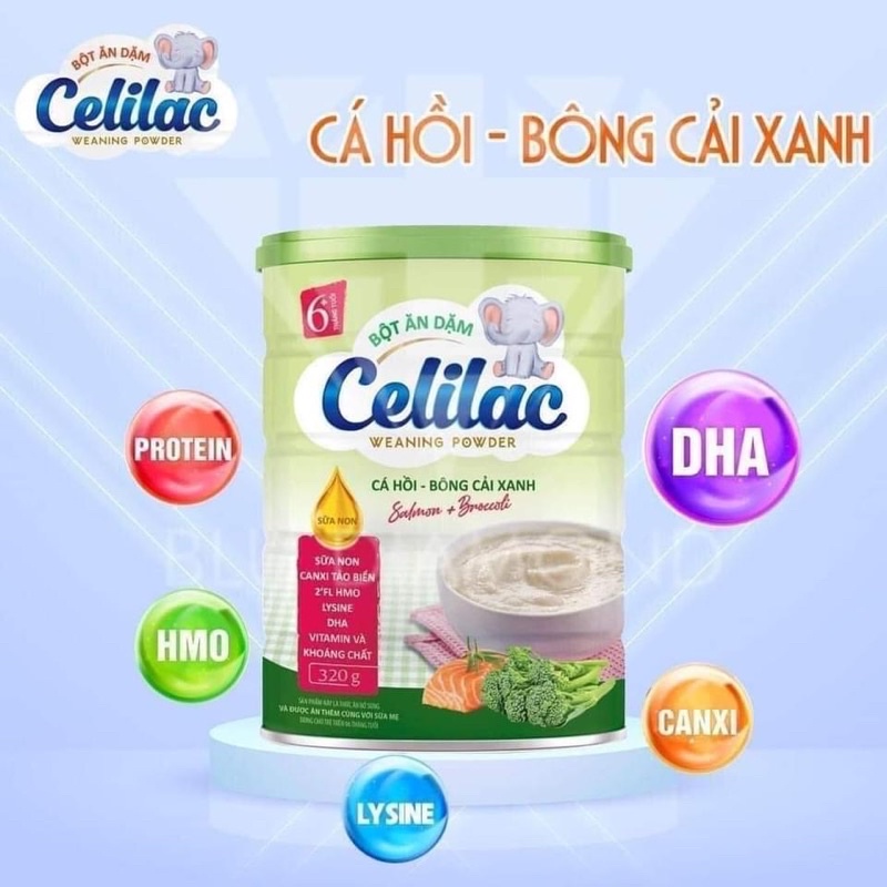 Bột ăn dặm Celilac đủ vị 320g