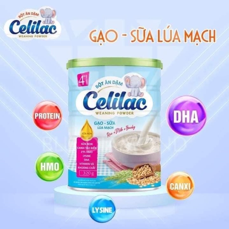 Bột ăn dặm Celilac đủ vị 320g