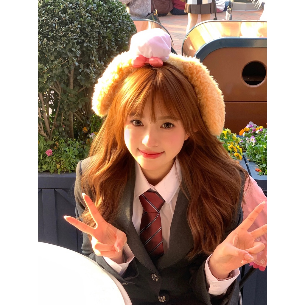 DISNEY Băng Đô Cài Tóc Đính Tai Thỏ Hoạt Hình Dễ Thương