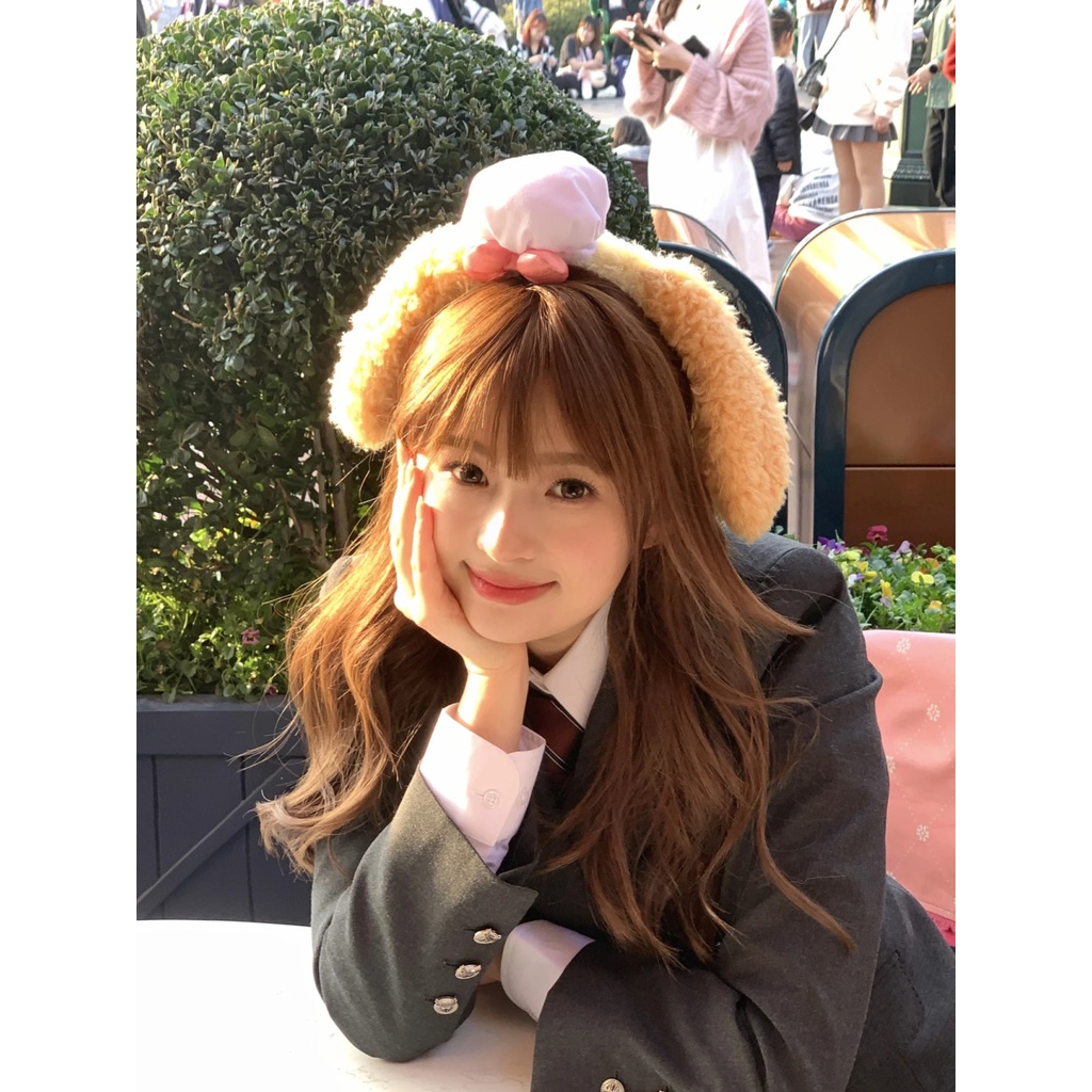 DISNEY Băng Đô Cài Tóc Đính Tai Thỏ Hoạt Hình Dễ Thương