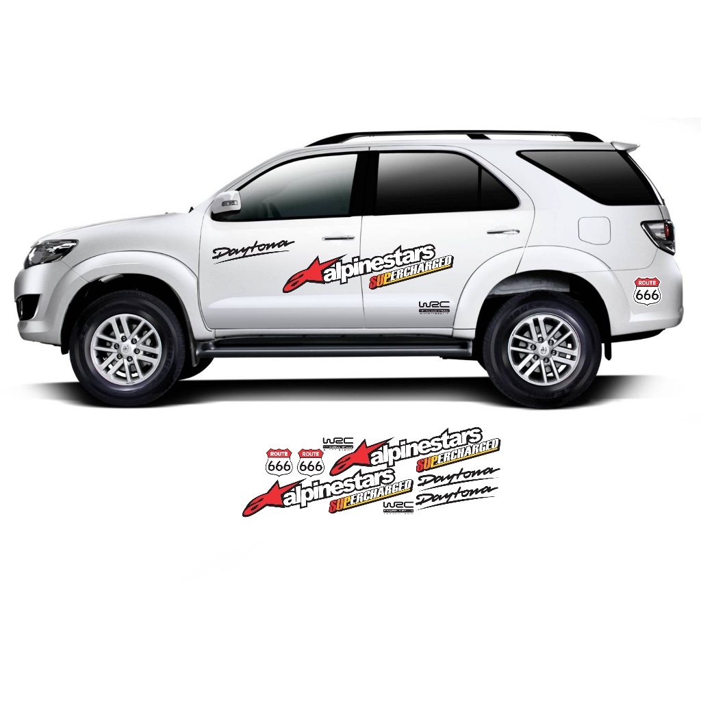 Tem trang trí sườn xe ô tô 4 chỗ, 5 chỗ, 7 chỗ,... phong cách hiện đại phù hợp nhiều dòng xe Toyota, Mescides, BMW,...w