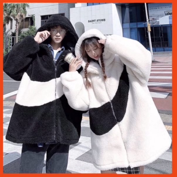 Áo Khoác Lông 2 Lớp  Bản Chuẩn Có Mũ Dày Dặn Phối Kẻ Sọc Phong Cách Trẻ Trung Năng Động Áo Khoác Lông nam nữ 2023 | BigBuy360 - bigbuy360.vn