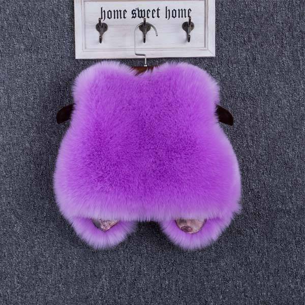 Ophao gile cho B 2021 Áo Ghi Lê Lông Cáo Giả Phong Cách Thu Đông Mới cho bé Trai Và bé Gái 02 Kiểu