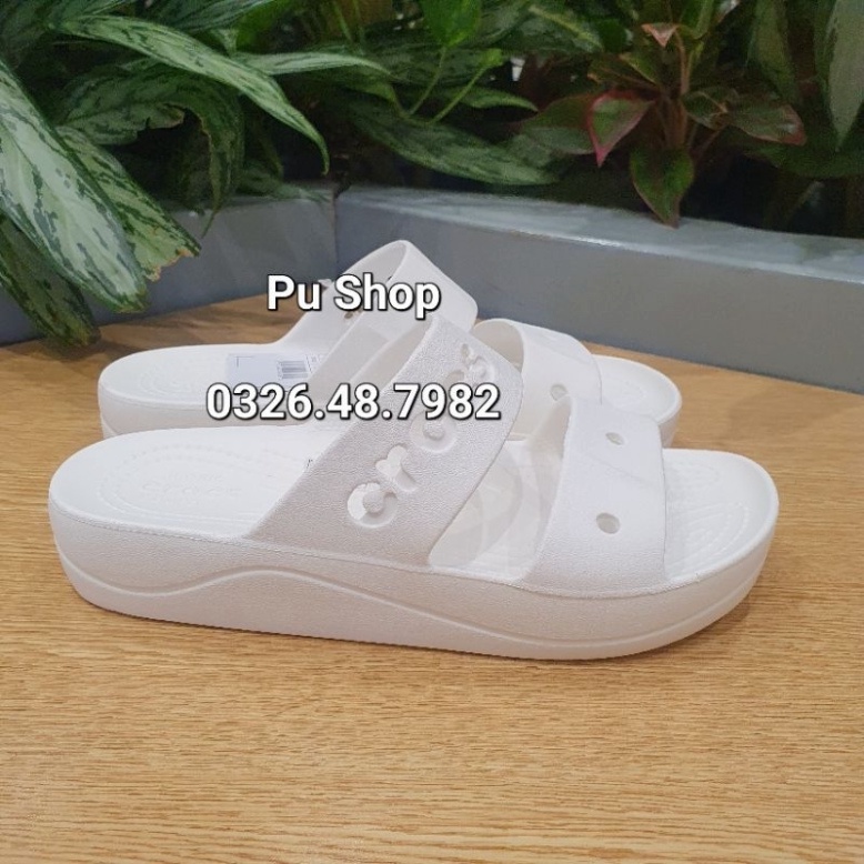 LOẠI 1-  Dép Hai Quai Ngang Nữ Đế Cao - Dép Cross Baya Platform