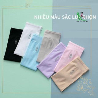 Ống tay chống nắng, bao tay chống nắng, găng tay chống nắng nam nữ let's slim xỏ ngón thời trang