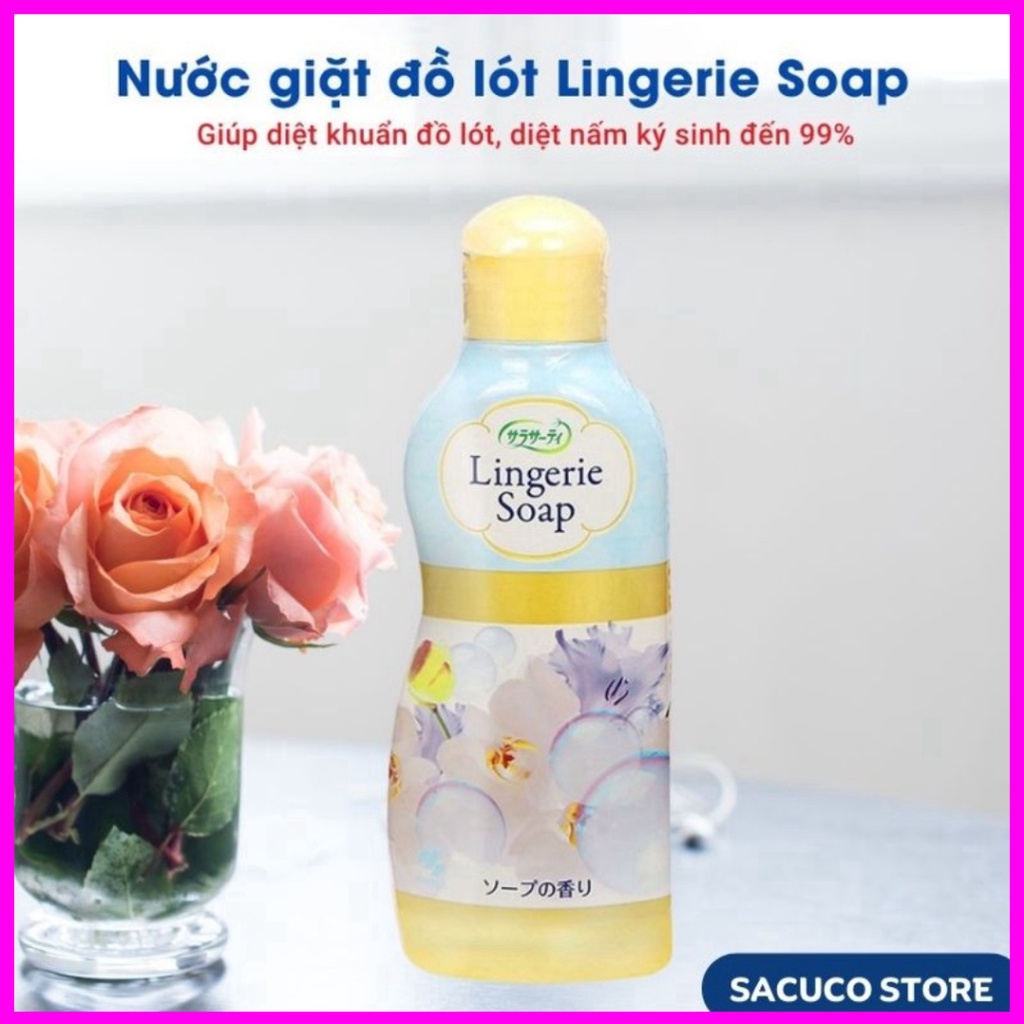 ⚠️FREESHIP⚠️ Nước giặt đồ lót Lingerie Soap Nhật Bản 120ml