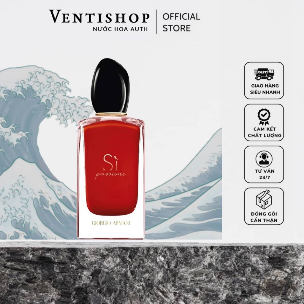 | 𝐕𝐄𝐍𝐓𝐈𝐒𝐇𝐎𝐏.𝟔𝟖 | Nước hoa Si Passion EDP (Si đỏ) 5ml/10ml/20ml