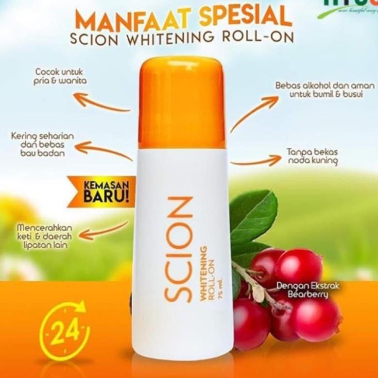 Lăn Nách Khử Mùi Scion Chính Hãng 75ml - Khử Mùi Hôi Nách Trong 48 Giờ