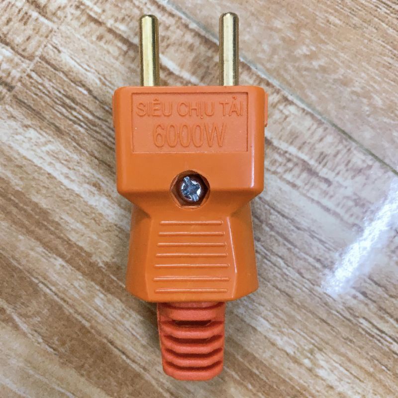 Phích cắm siêu chịu tải 6000w Màu Cam