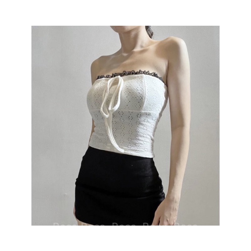 ÁO ỐNG THẮT NƠ NGỰC ÔM BODY