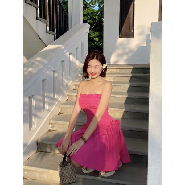 BOHI DRESS-ĐẦM BO CHUN XOÈ