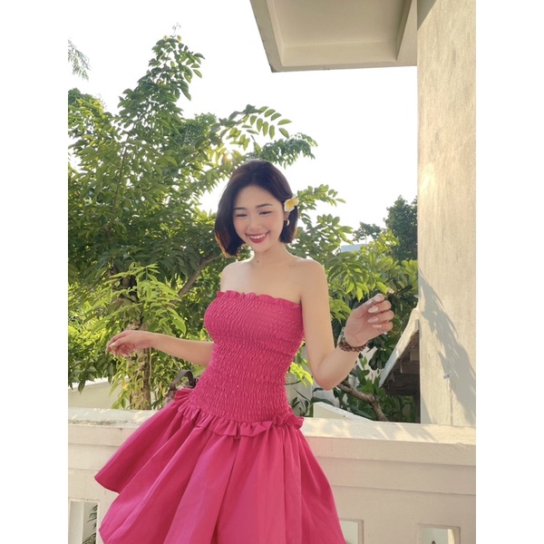 BOHI DRESS-ĐẦM BO CHUN XOÈ