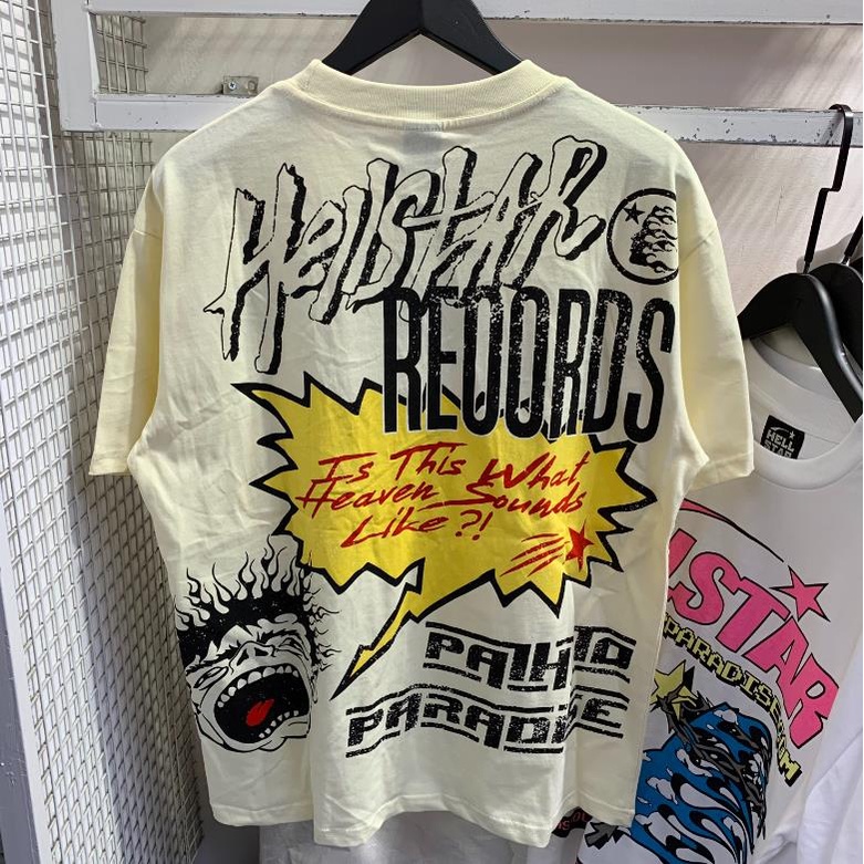 Áo Thun Tay Ngắn In Chữ hellstar studios Cá Tính