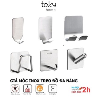 Móc Dán Tường Chịu Lực Siêu Dính, Móc Treo Đồ Đa Năng, Treo Đồ Dùng Cá Nhân, Treo Chìa Khóa, Tiện Dụng . TakyHome 2000