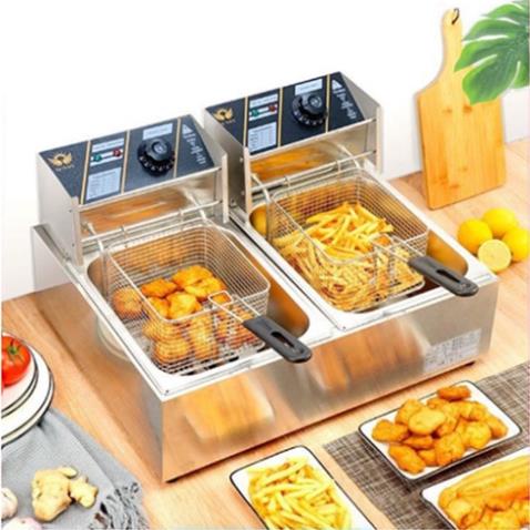 Bếp chiên nhúng điện seka sunny 6L, 12L inox cao cấp, chiên ngập dầu