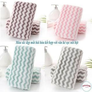 Khăn mặt sợi cừu siêu mềm mịn (sp giao màu ngẫu nhiên) - loại 1