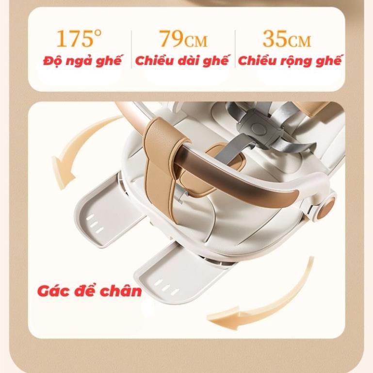 Xe Đẩy Cho Bé Cao Cấp, Chức Năng Xoay 2 Chiều, Ngả 3 Tư Thế, Gấp Gọn Dễ Dàng - KIDSMALL