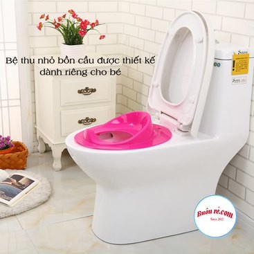 Bệ thu nhỏ bồn cầu cho bé nhựa Việt Nhật, bệ xí thu nhỏ bồn cầu giúp bé ngồi an toàn thoải mái