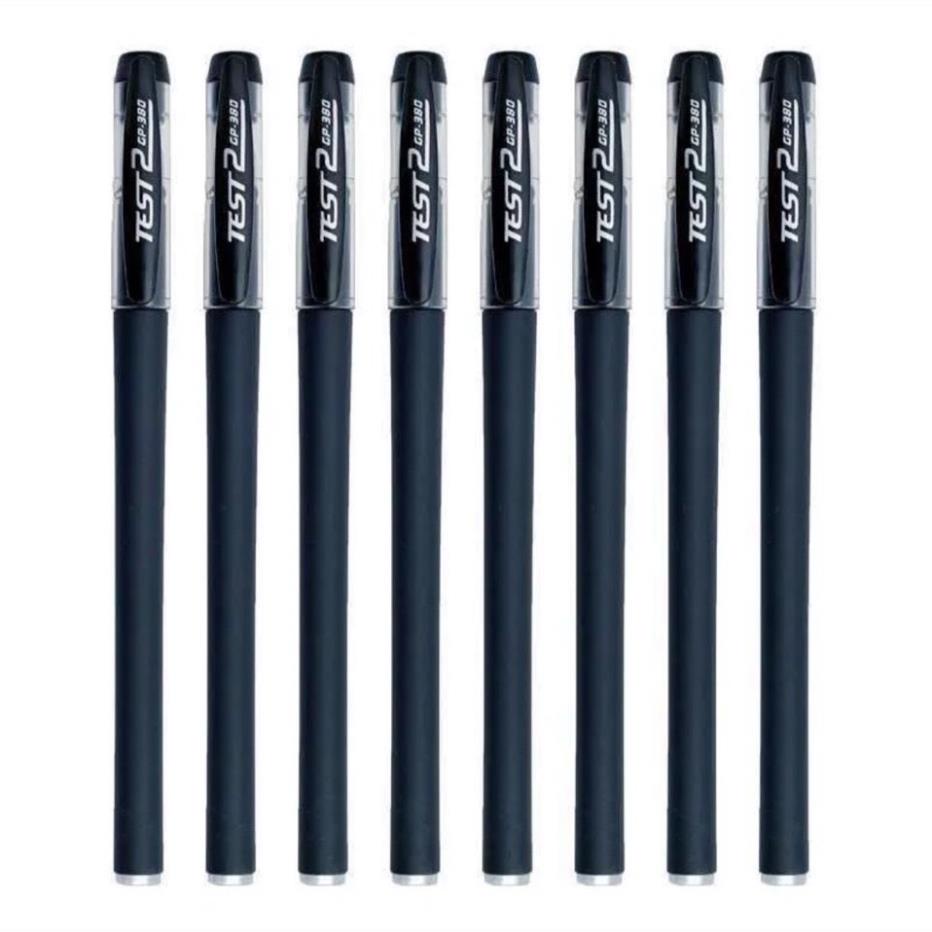 Bút chép kinh_Bút bi viết chữ đẹp ngòi 0.5mm mực Gel có nắp mực đen.