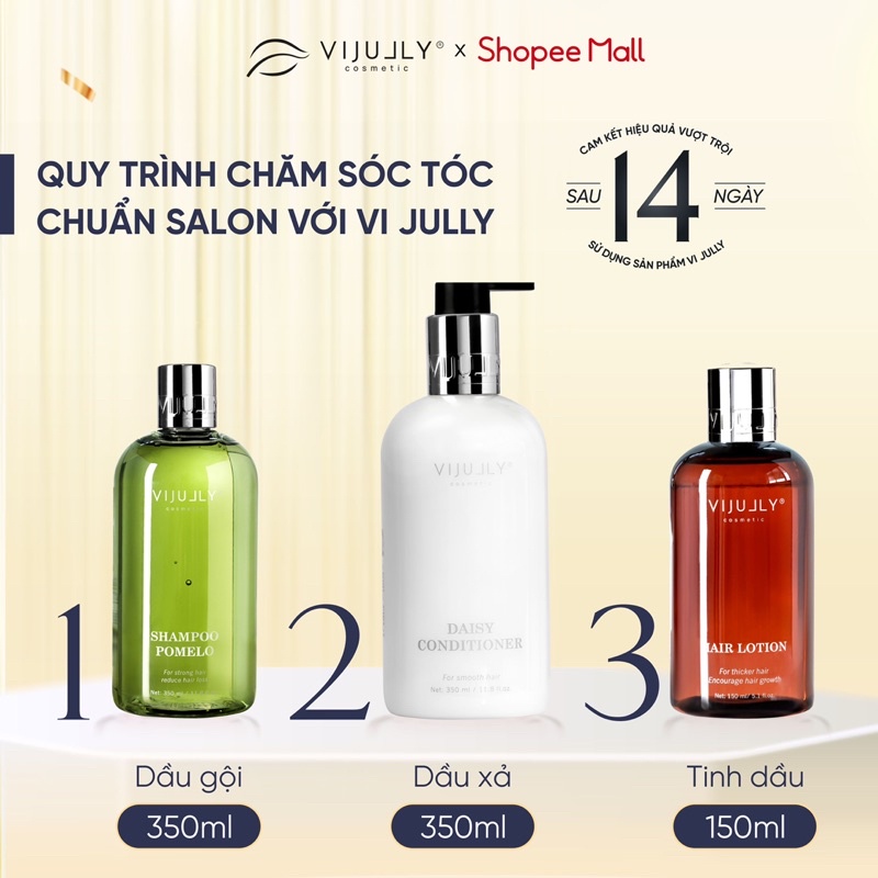 [Mã SGBAU30K giảm đến 30K đơn 99K] Xịt dưỡng tóc tinh dầu bưởi Vi Jully 150ml