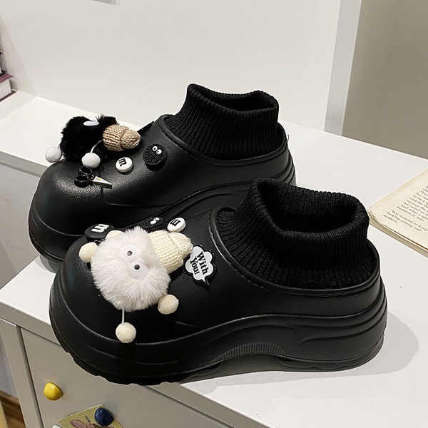 Dép cotton Đi Trong Nhà Chống Thấm Nước Thời Trang Mùa Đông Cho Nữ